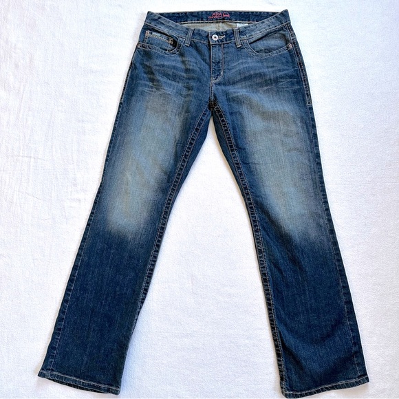 CINCH ADA RELAXED FIT MED STONEWASH RELAXED BOOTCUT JEANS. Sz 11/31 - Picture 2 of 13